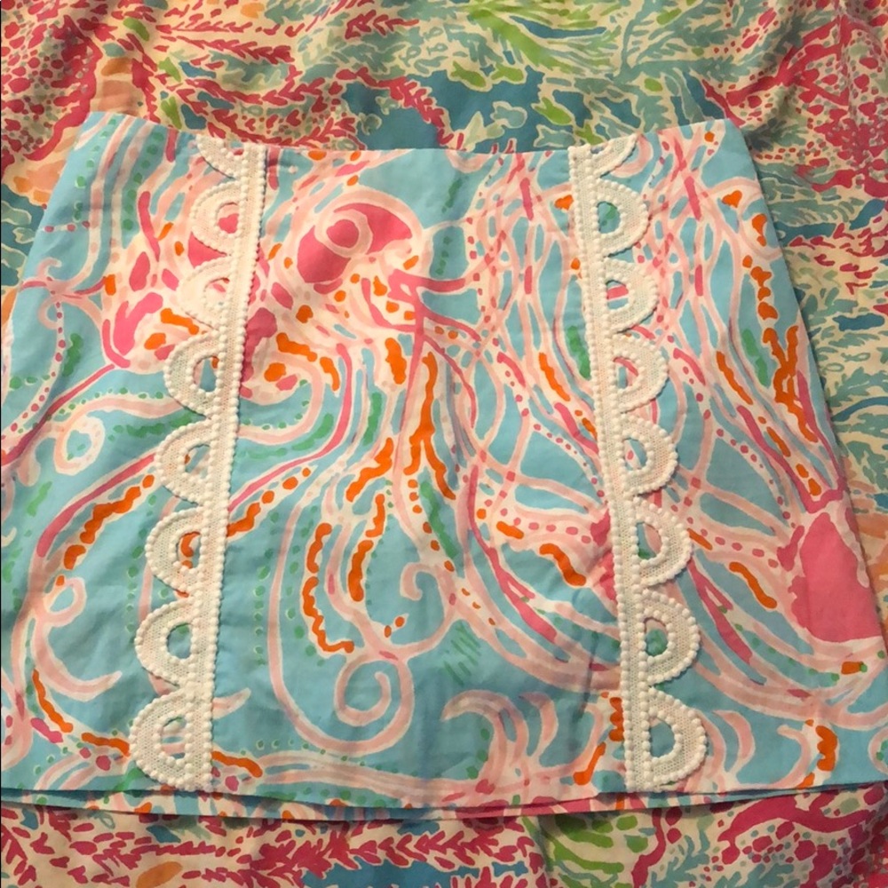 Lilly Pulitzer print skirt
